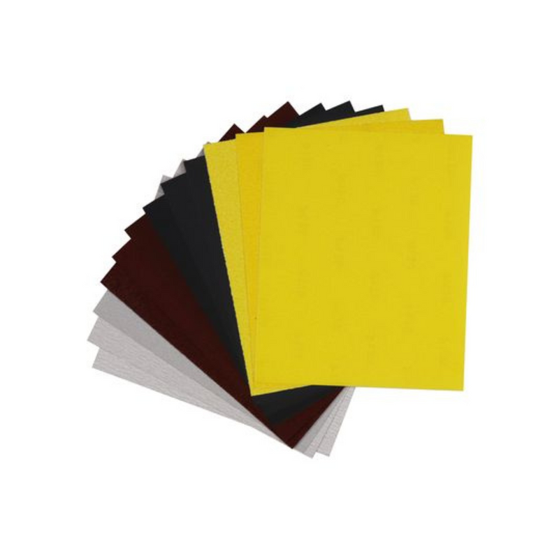 Rocket Assorted Multi-Use Sanding Sheets 12pc