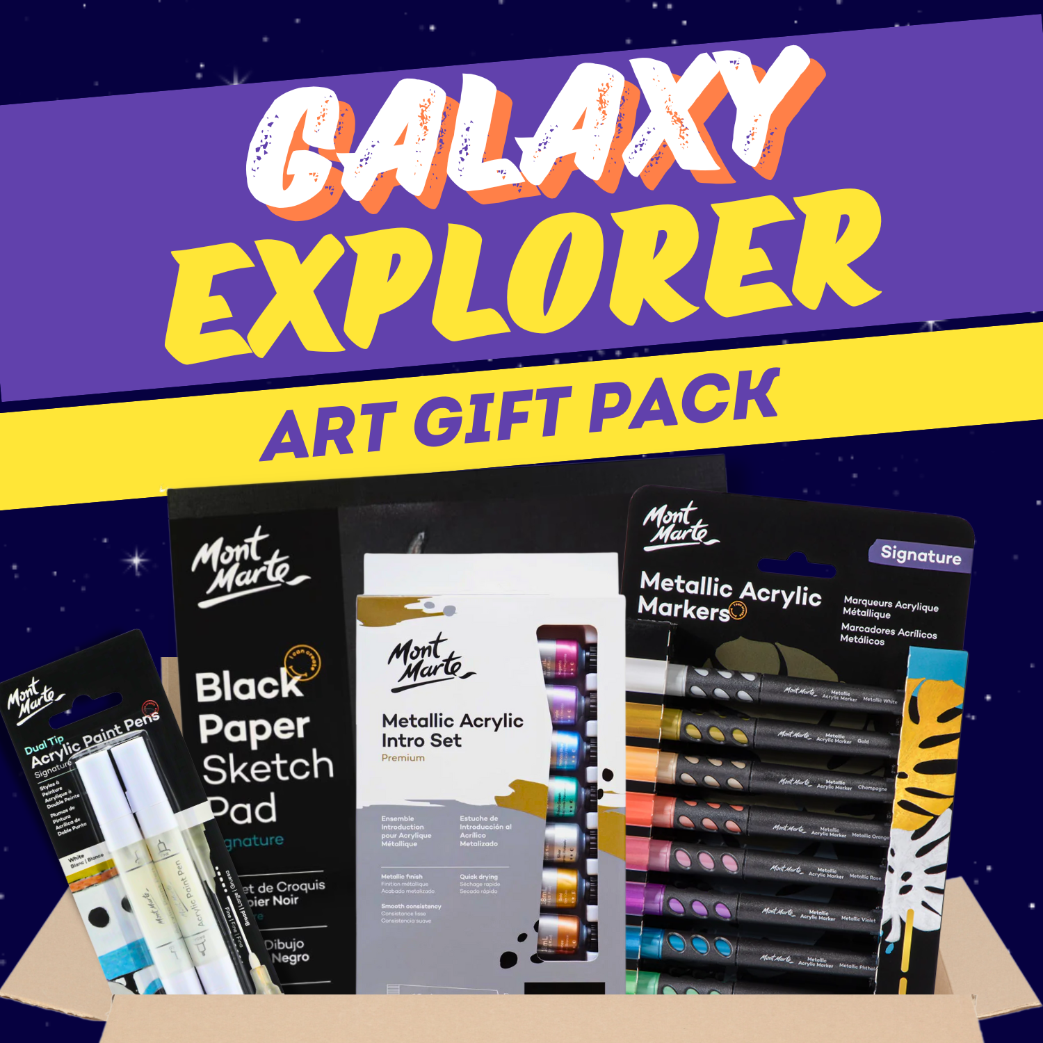Galaxy Explorers Metallic Drawing Bundle