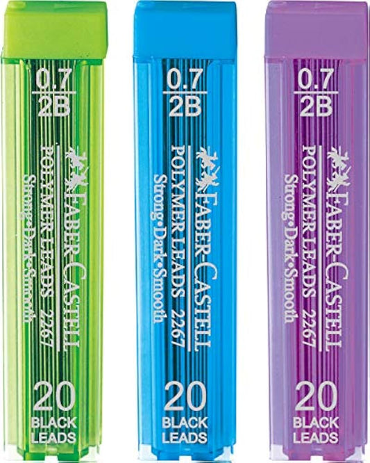 Faber-Castell Polymer Leads 0.7 Tube of 20 2B