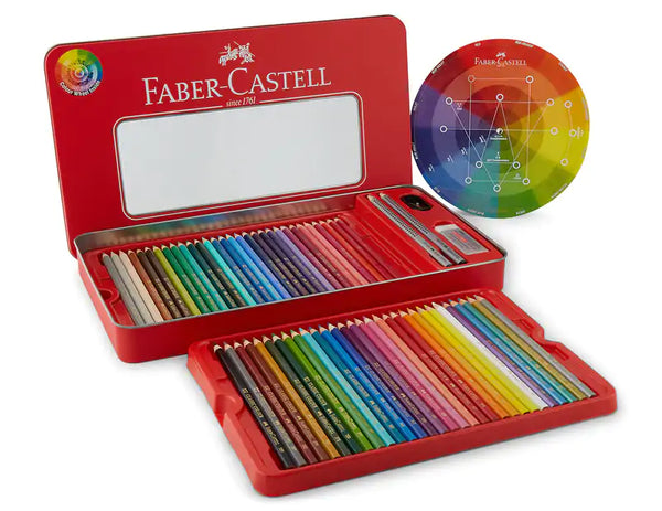 Faber-Castell Classic Pencil tin of 60 + Colour Wheel