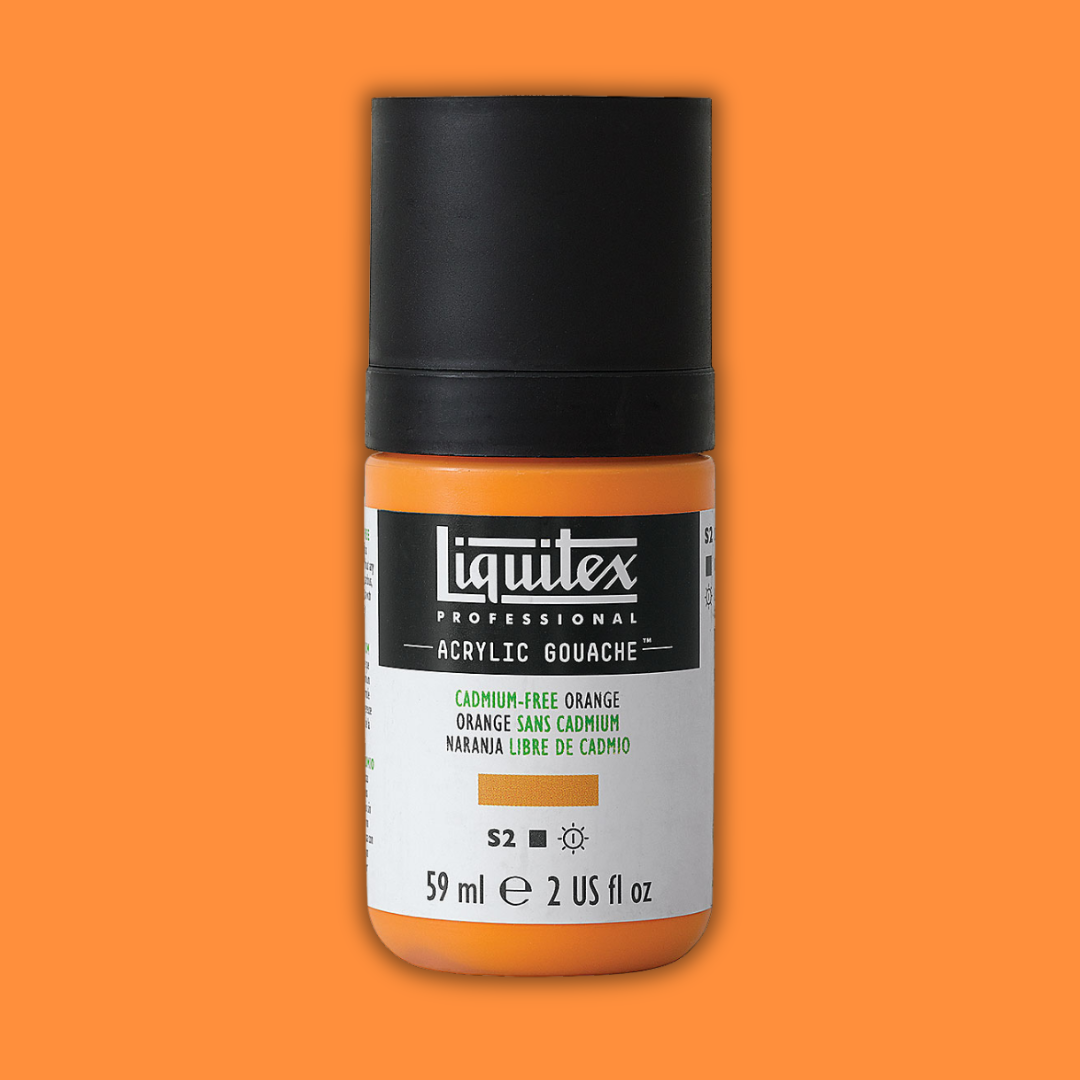 Liquitex Professional Acrylic Gouache 59ml Cadmium Free Orange S2