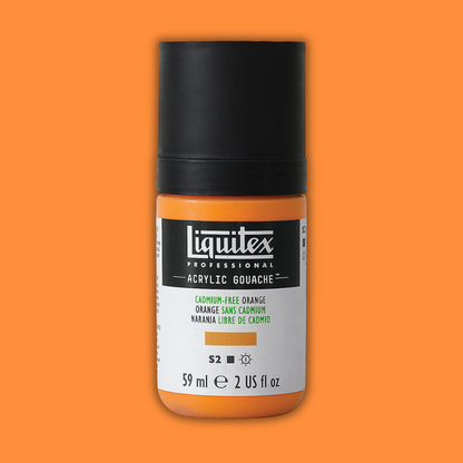 Liquitex Professional Acrylic Gouache 59ml Cadmium Free Orange S2