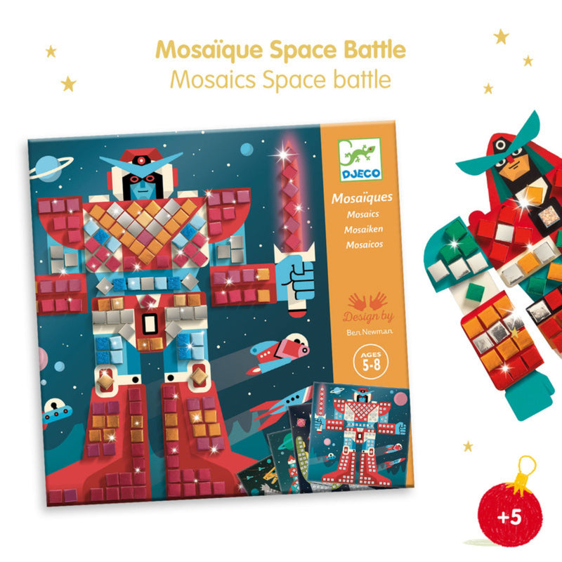 Djeco Space Battle Mosaic Kit