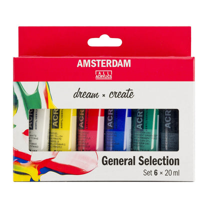 Amsterdam Acrylic General Selection 6 x 20ml Default Title
