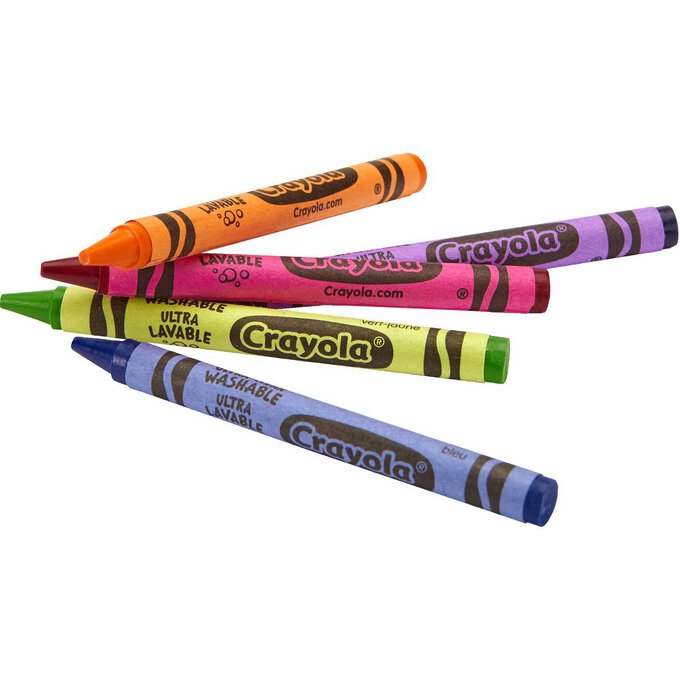 Crayola Washable Large Crayons Set of 8
