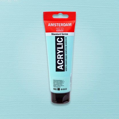 Amsterdam Acrylic 120ml 660 Pastel Turq Green Lgt