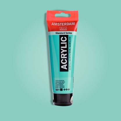 Amsterdam Acrylic 120ml 661 Turquoise Green