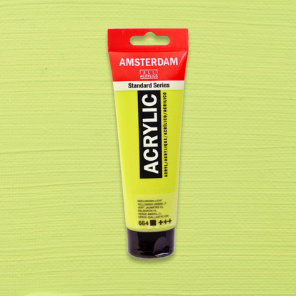 Amsterdam Acrylic 120ml 664 Pastel Yell Green Lgt