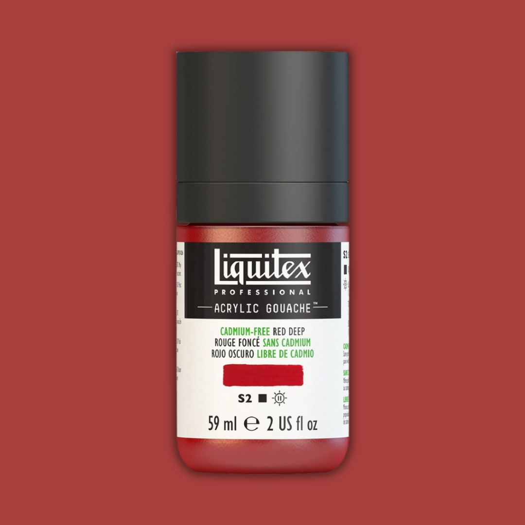 Liquitex Professional Acrylic Gouache 59ml Cadmium Free Red Deep S2