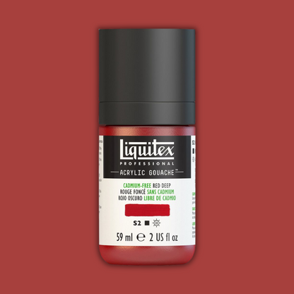 Liquitex Professional Acrylic Gouache 59ml Cadmium Free Red Deep S2