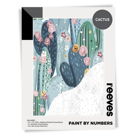 Reeves Paint By Numbers 12x16 inch - Cactus Default Title