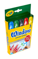 Crayola Washable Window Crayons Set of 5