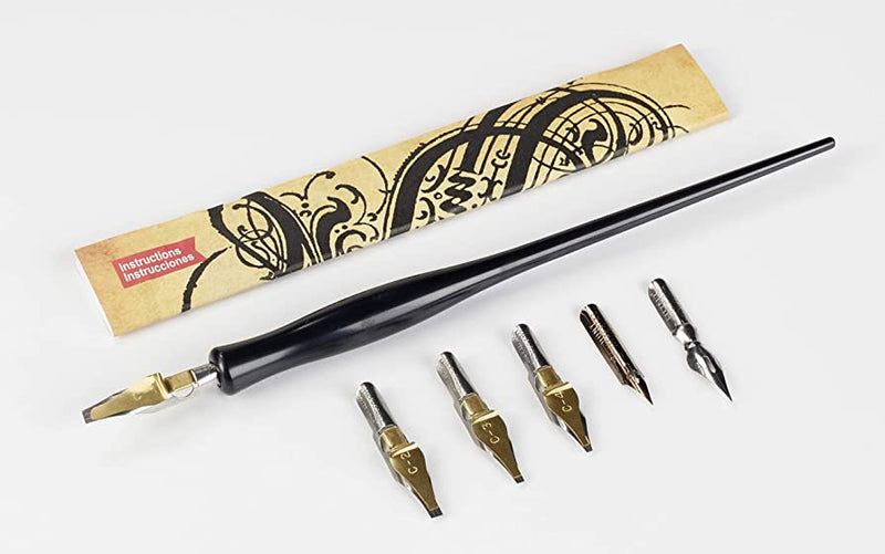 Speedball Calligraphy Set with 6 nibs and holder