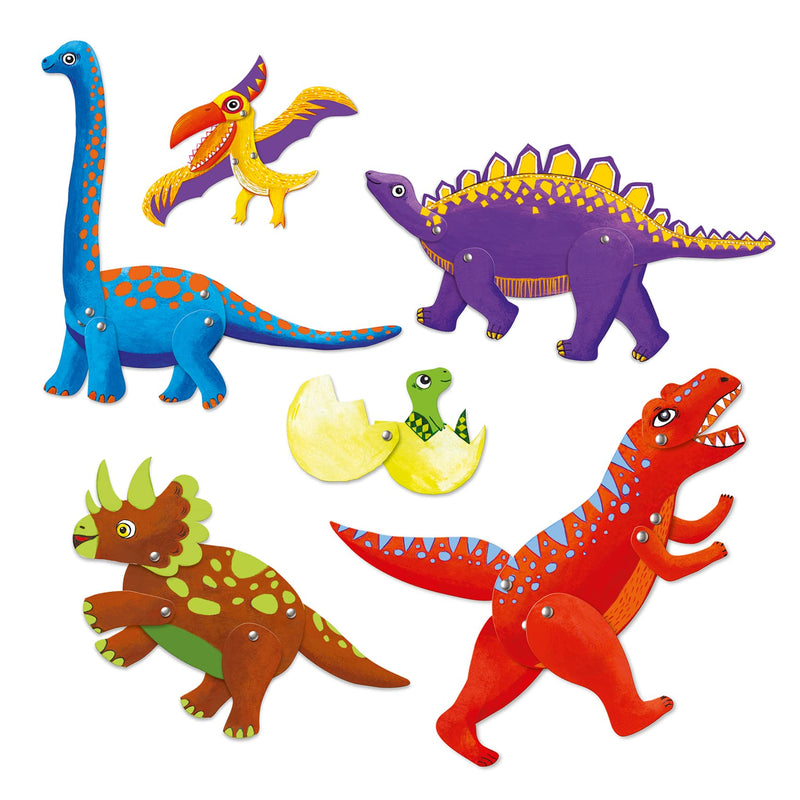 Djeco Paper Puppets - Dinosaurs