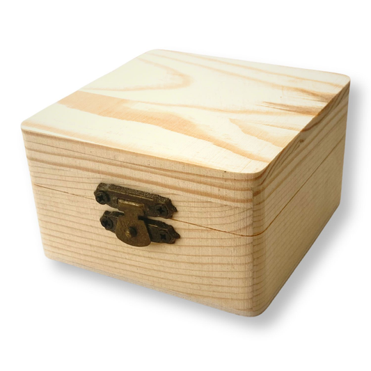 Zart Wooden Mini Square Jewellery Box