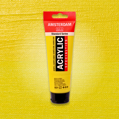 Amsterdam Acrylic 120ml 831 Metallic Yellow