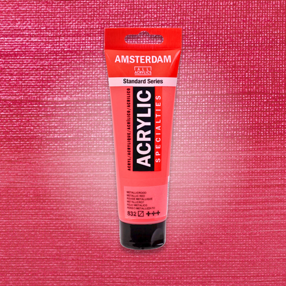 Amsterdam Acrylic 120ml 832 Metallic Red