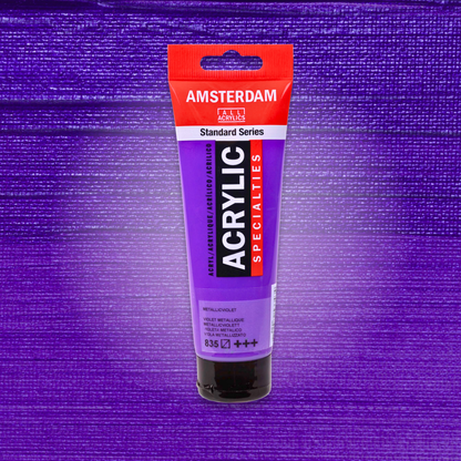 Amsterdam Acrylic 120ml 835 Metallic Violet