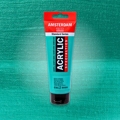 Amsterdam Acrylic 120ml 836 Metallic Green