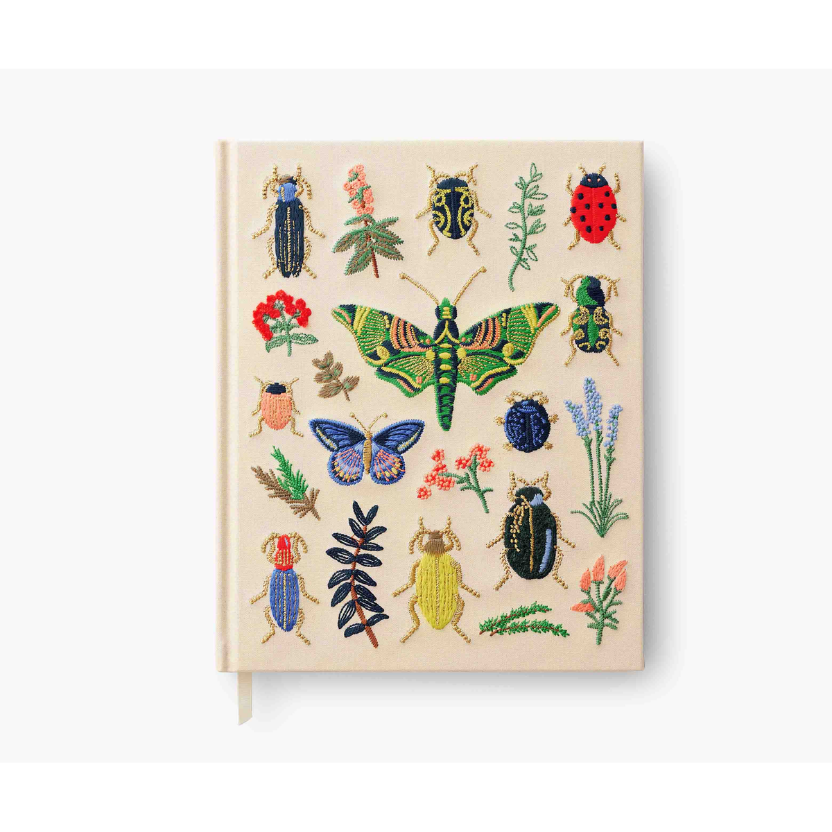 Rifle Paper Co - Embroidered Fabric Sketchbook - Curio