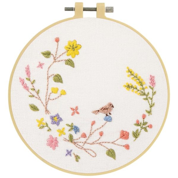 Make It Embroidery Kit 15cm Bird on a Branch