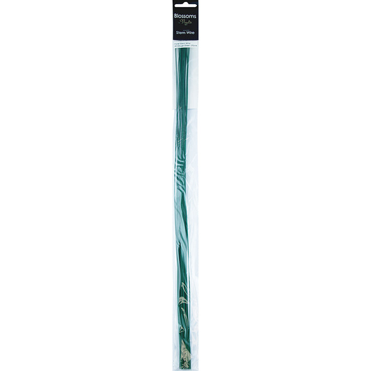 Ribtex Floral Accessories -Stem Wire 18 Gauge Green 20pce image 1