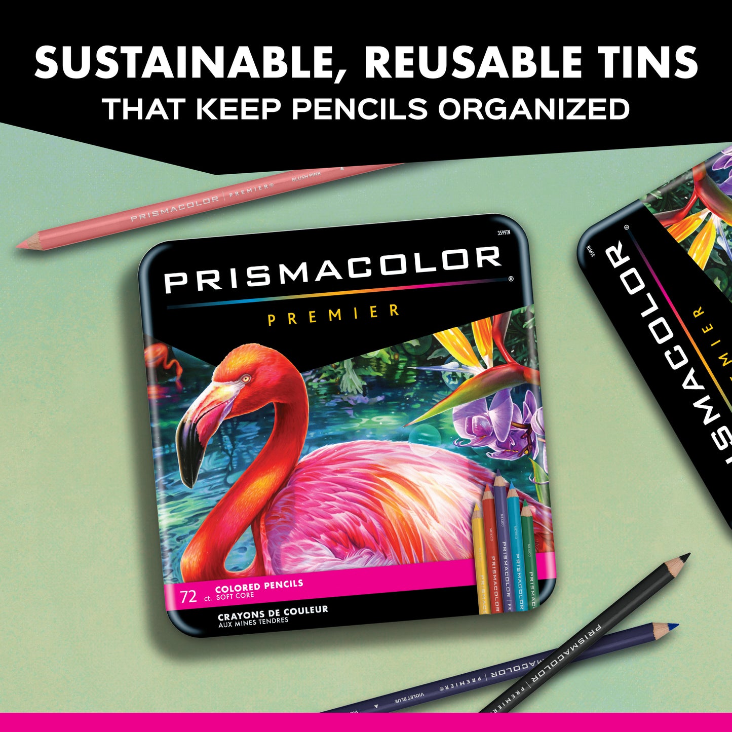PRISMACOLOR Premier Coloured Pencil Tin of 12