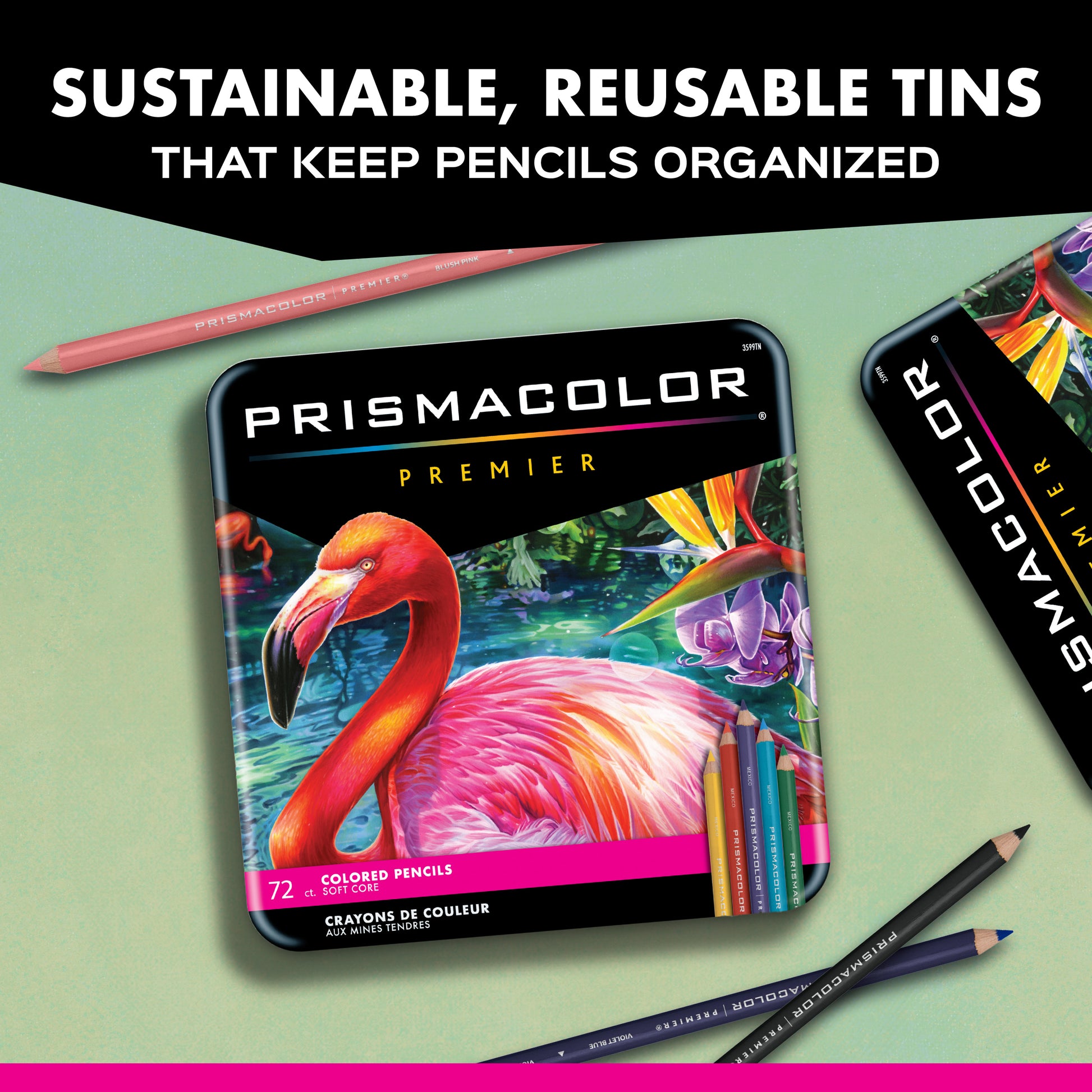 PRISMACOLOR Premier Coloured Pencil Tin of 12