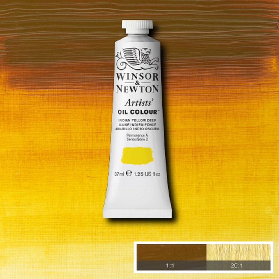 Winsor and Newton Artists Oil Colour 37ml S2 Indian Yellow Deep