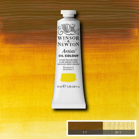 Winsor and Newton Artists Oil Colour 37ml S2 Indian Yellow Deep