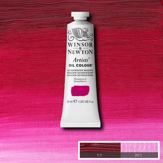 Winsor and Newton Artists Oil Colour 37ml S2 Quin Magenta