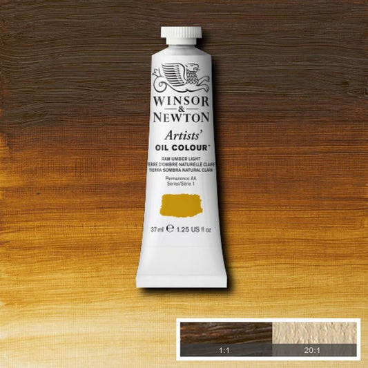 Winsor and Newton Artists Oil Colour 37ml S1 Raw Umber Light