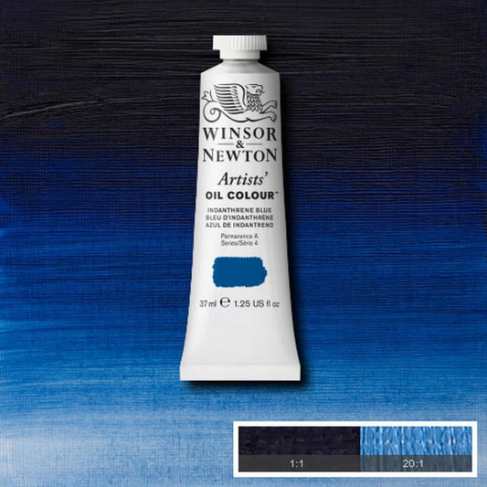 Winsor and Newton Artists Oil Colour 37ml S4 Indanthrene Blue