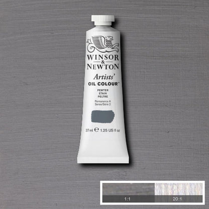 Winsor and Newton Artists Oil Colour 37ml S2 Pewter