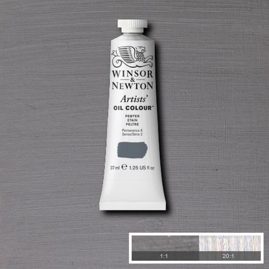 Winsor and Newton Artists Oil Colour 37ml S2 Pewter