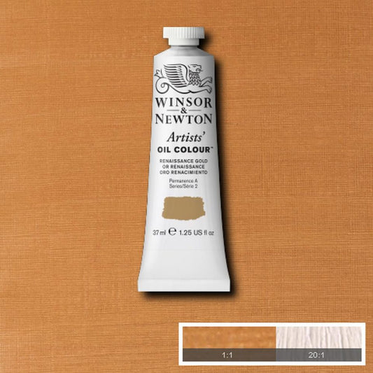 Winsor and Newton Artists Oil Colour 37ml S2 Renaissance Gold