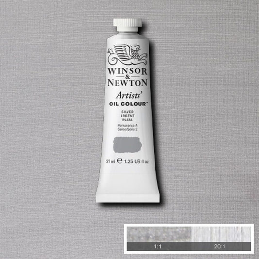 Winsor and Newton Artists Oil Colour 37ml S2 Silver