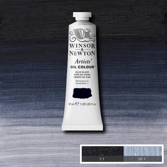 Winsor and Newton Artists Oil Colour 37ml S1 Blue Black