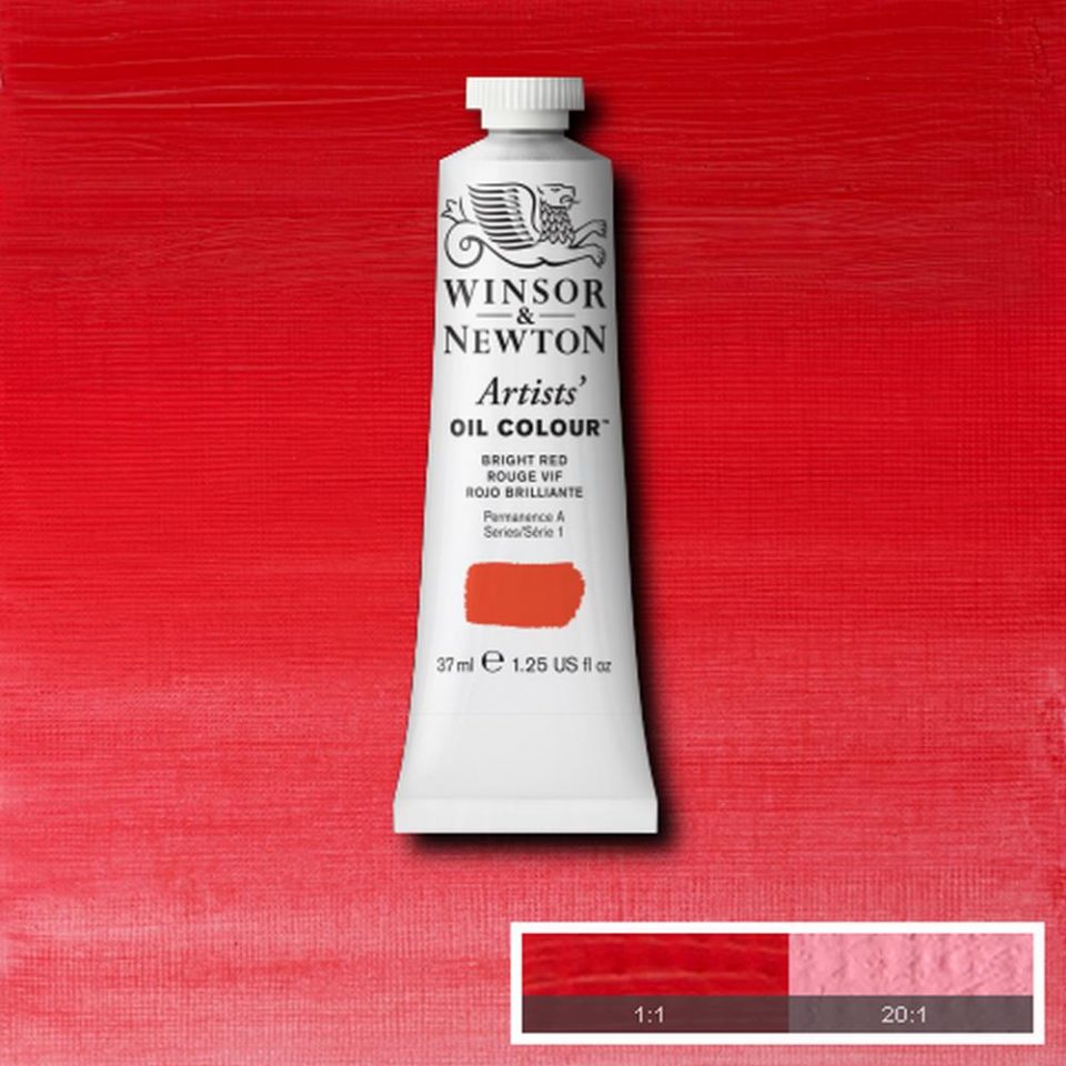 Winsor and Newton Artists Oil Colour 37ml S1 Bright Red