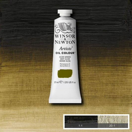 Winsor and Newton Artists Oil Colour 37ml S2 Olive Green