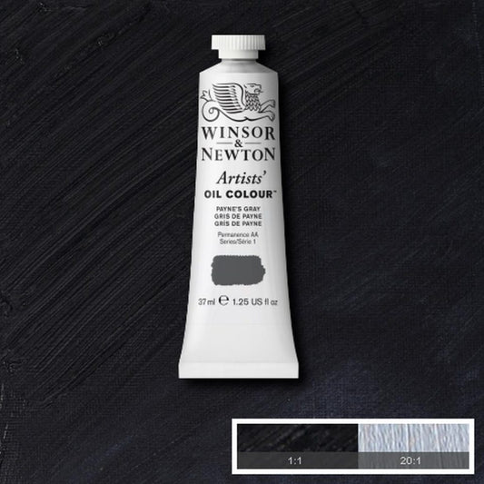 Winsor and Newton Artists Oil Colour 37ml S1 Paynes Gray