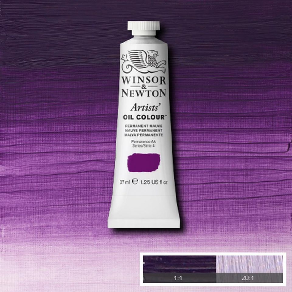 Winsor and Newton Artists Oil Colour 37ml S4 Permanent Mauve