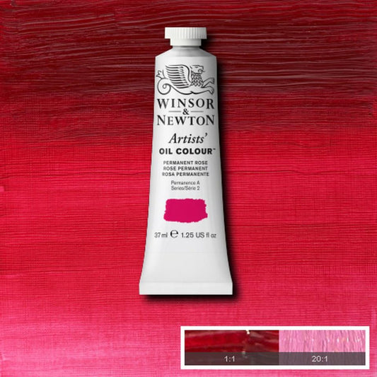 Winsor and Newton Artists Oil Colour 37ml S2 Permanent Rose