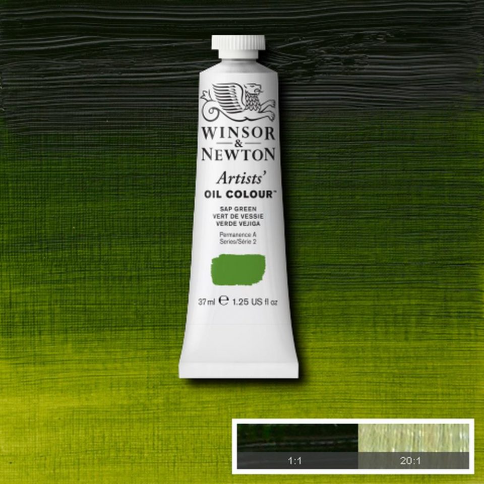 Winsor and Newton Artists Oil Colour 37ml S2 SAP GREEN