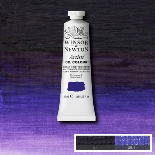 Winsor and Newton Artists Oil Colour 37ml S2 Winsor Violet - Dioxazine
