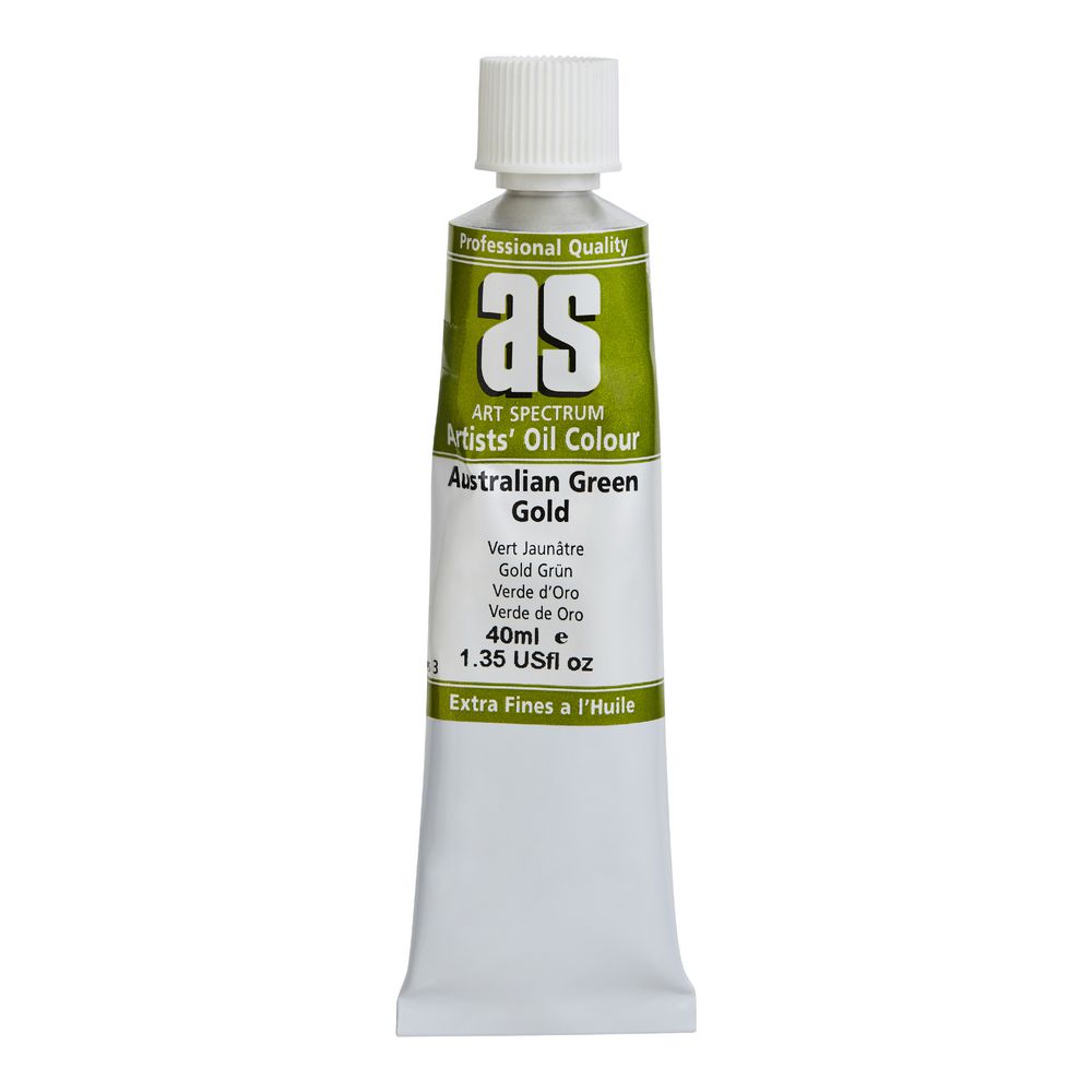 Art Spectrum Artists Oil Paint 40ml S3 AUSTRALIAN GREEN GOLD