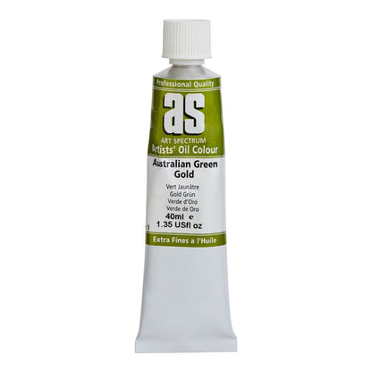Art Spectrum Artists Oil Paint 40ml S3 AUSTRALIAN GREEN GOLD