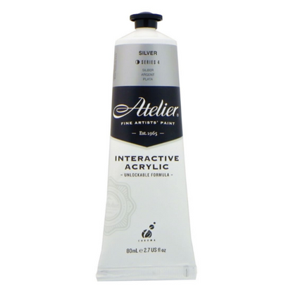 Atelier Interactive Acrylic 80ml S4 Silver