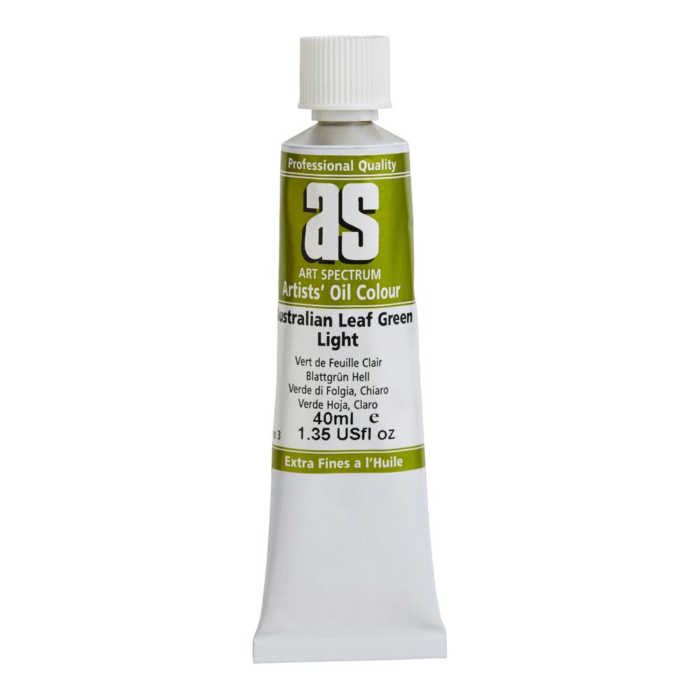 Art Spectrum Artists Oil Paint 40ml S3 AUSTRALIAN LEAF GREEN LIGHT