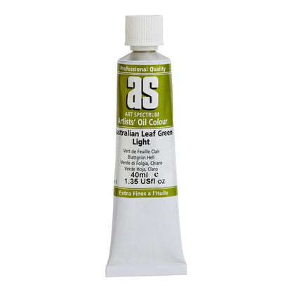 Art Spectrum Artists Oil Paint 40ml S3 AUSTRALIAN LEAF GREEN LIGHT